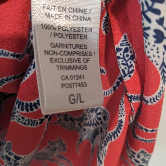 Twik Red, Blue & White Novelty Zip-Up Back Cami - Picture 7 of 7